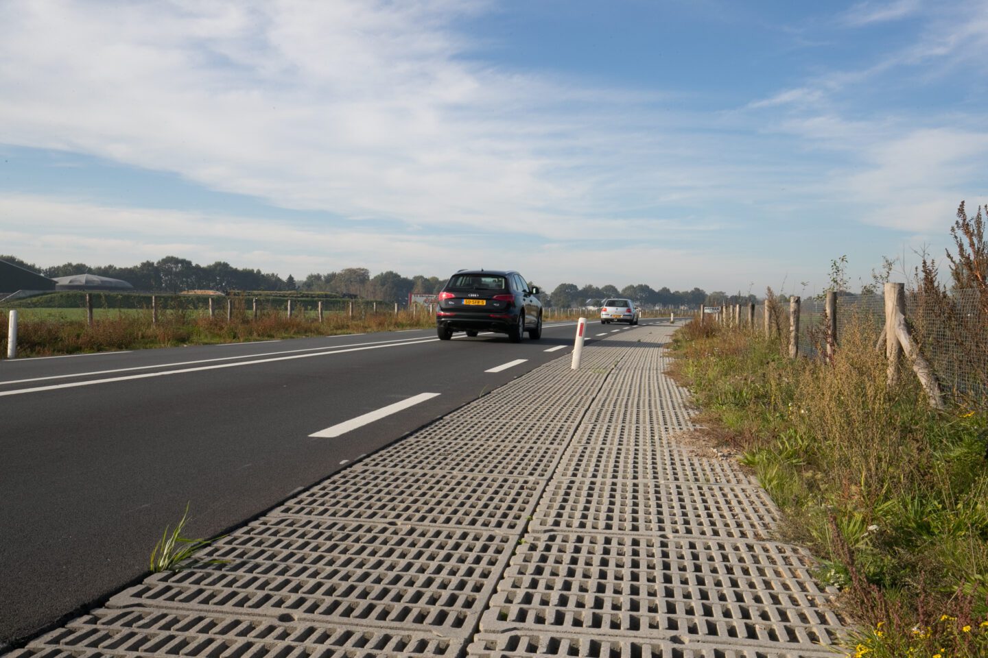 Dubbele rij WHISstone liggend auto